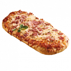 PIZZETA JAMÓN Y QUESO